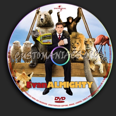 Evan Almighty dvd label