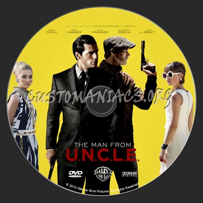 The Man From UNCLE (U.N.C.L.E.) dvd label