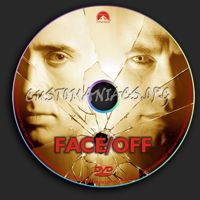 Face Off dvd label