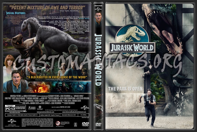 Jurassic World dvd cover