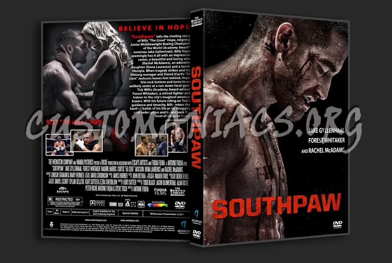 Southpaw dvd cover