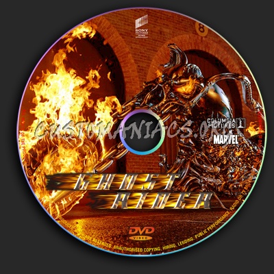 Ghost Rider dvd label