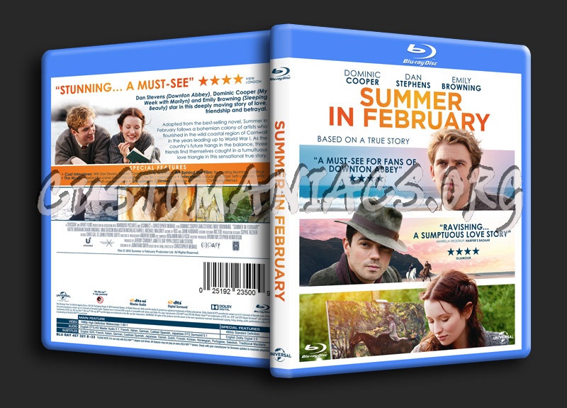 Summer in February blu-ray cover