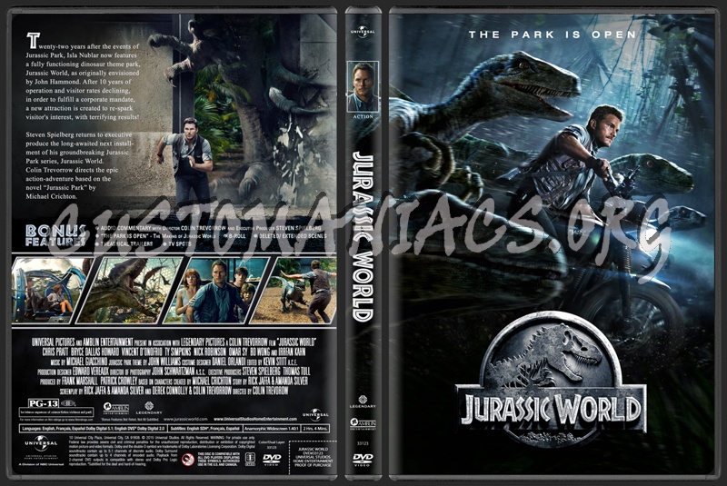 Jurassic World dvd cover