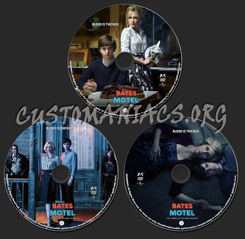 Bates Motel - Season 2 dvd label