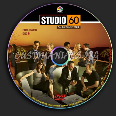 Studio 60 On The Sunset Strip dvd label