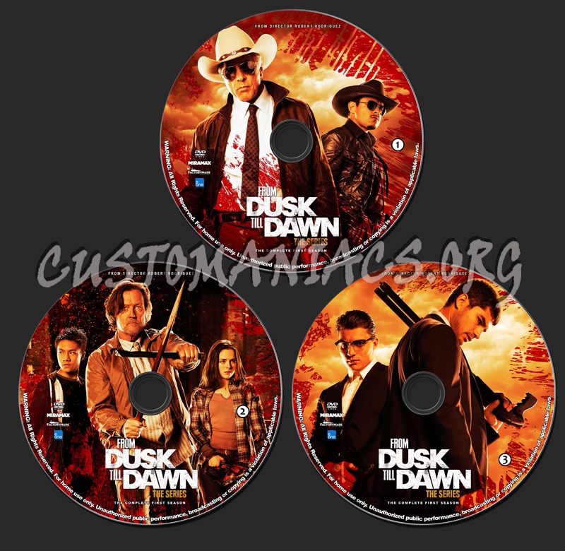 From Dusk Till Dawn - Season 1 dvd label