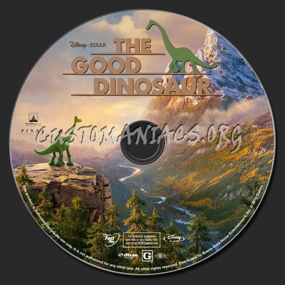 The Good Dinosaur blu-ray label