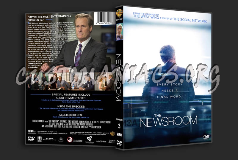 The Newsroom - Season 3 dvd cover