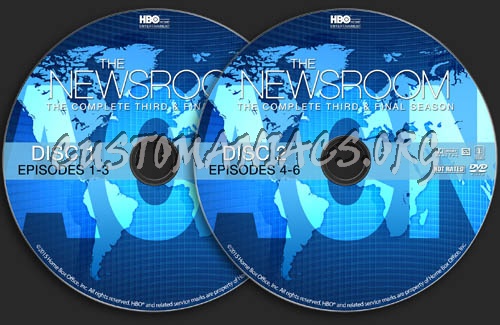 The Newsroom - Season 3 dvd label