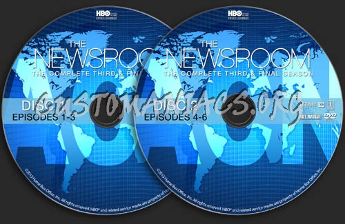 The Newsroom - Season 3 dvd label