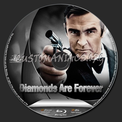 Diamonds Are Forever blu-ray label