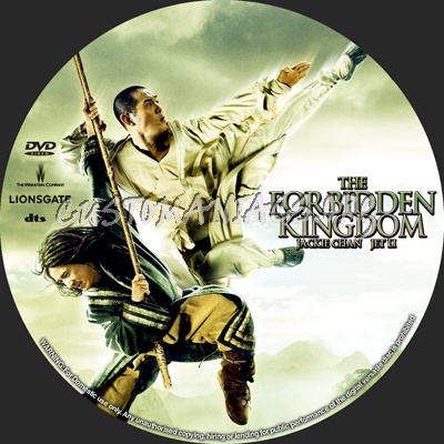 The Forbidden Kingdom dvd label