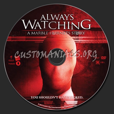 Always Watching: A Marble Hornets Story dvd label