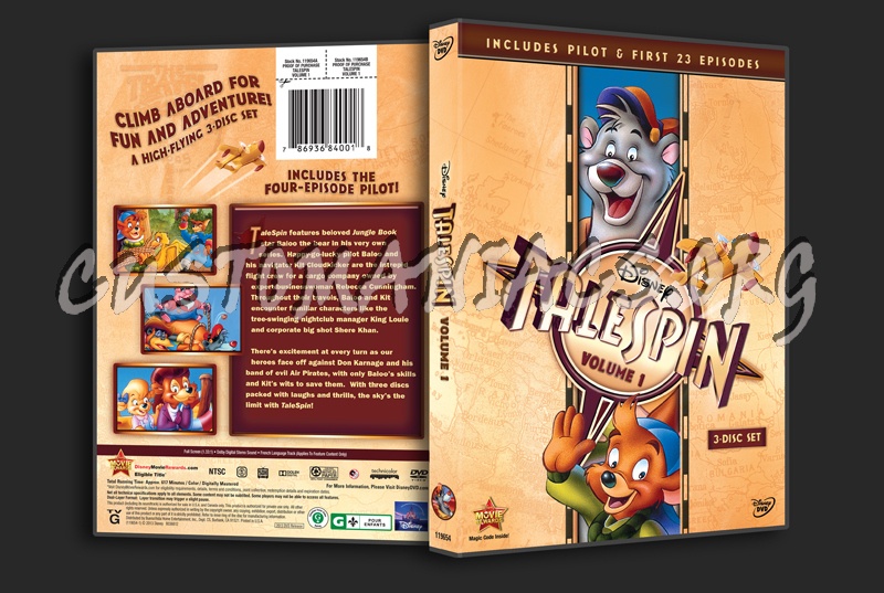 Talespin Volume 1 dvd cover