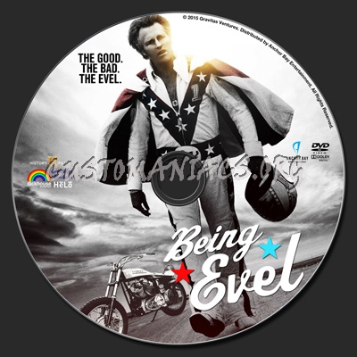 Being Evel dvd label