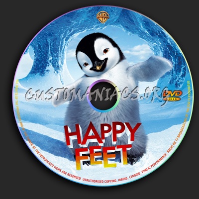 Happy Feet dvd label