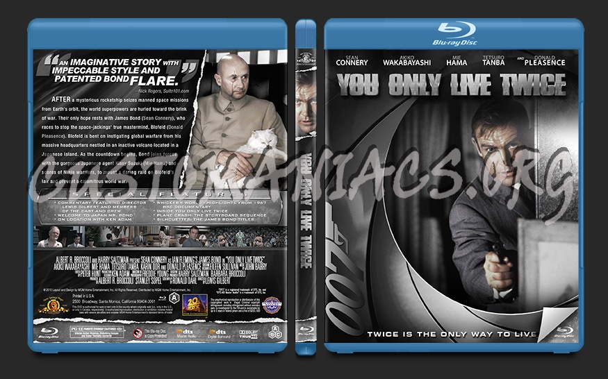 You Only Live Twice blu-ray cover