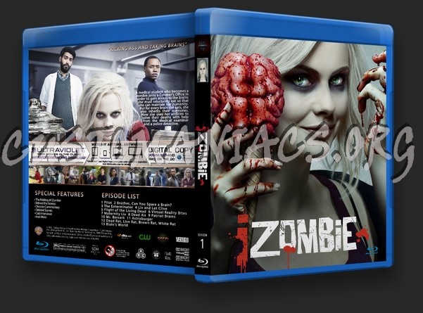 iZombie Season 1 blu-ray cover