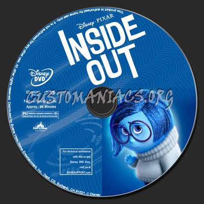 Inside Out dvd label