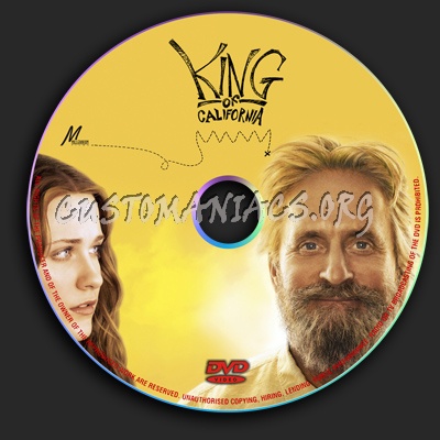 King of California dvd label