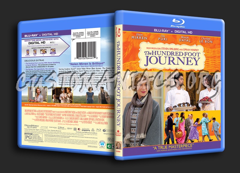 The Hundred-Foot Journey blu-ray cover