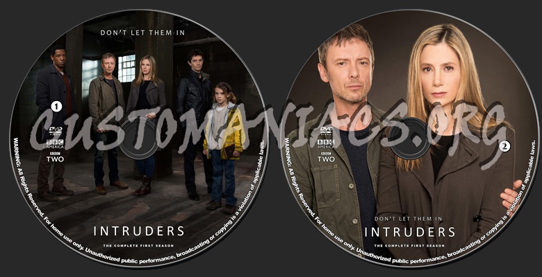 Intruders - Season 1 dvd label