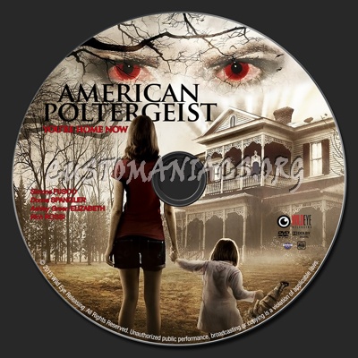 American Poltergeist dvd label