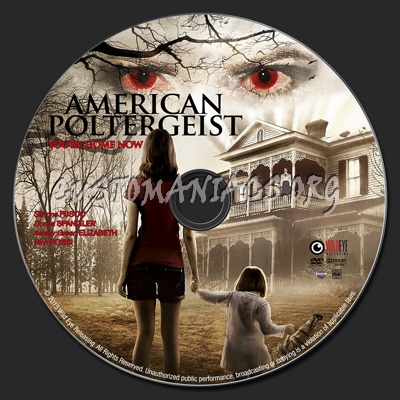 American Poltergeist dvd label