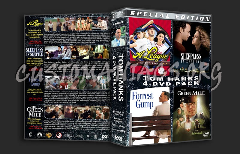 Tom Hanks 4-DVD Pack dvd cover