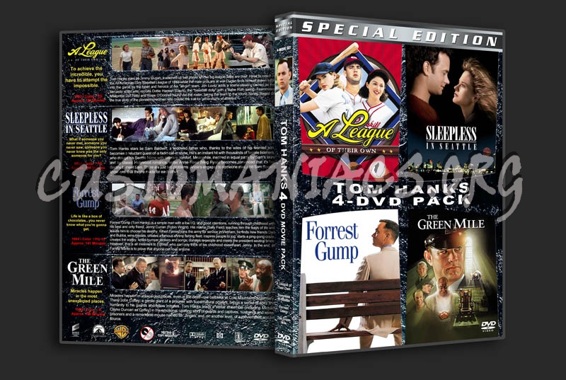 Tom Hanks 4-DVD Pack dvd cover