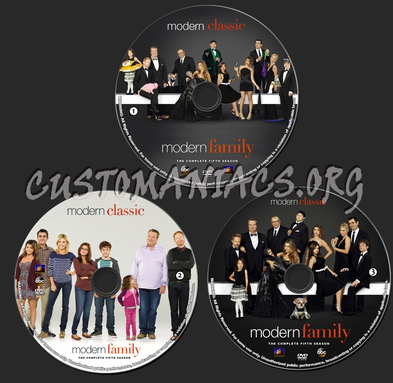 Modern Family - Season 5 dvd label