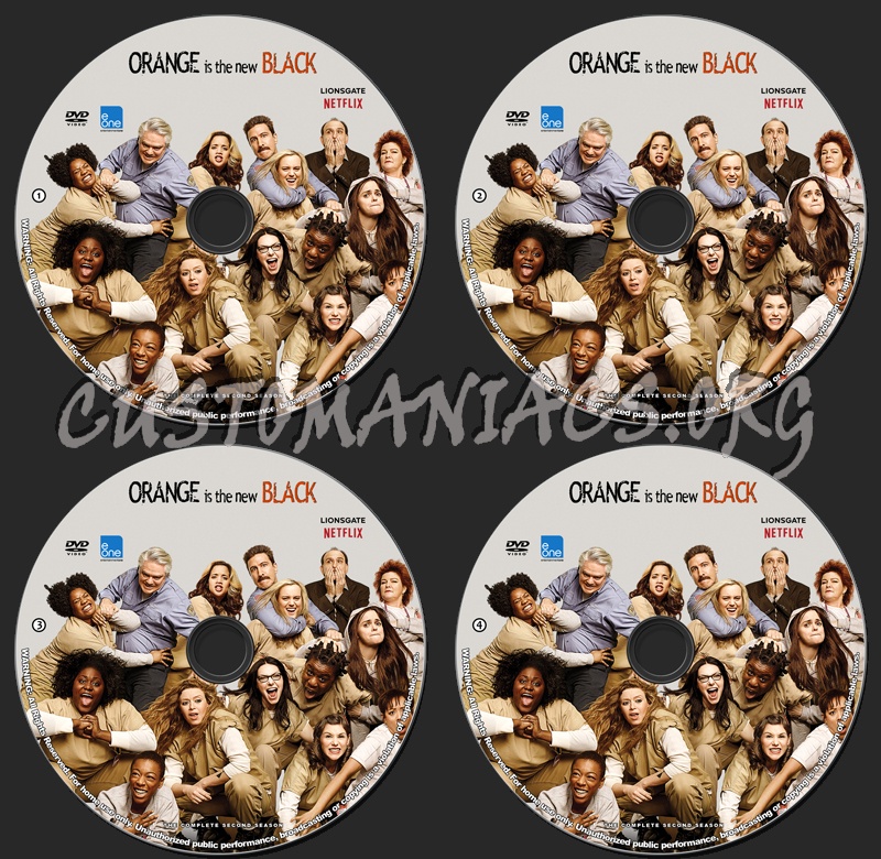 Orange is the New Black - Season 2 dvd label