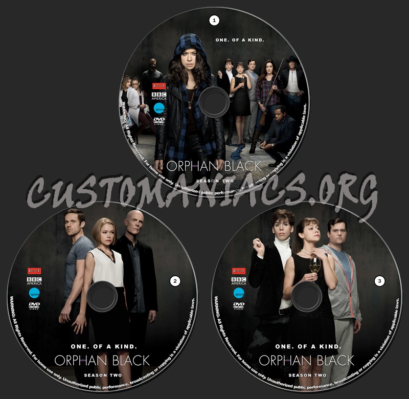 Orphan Black - Season 2 dvd label