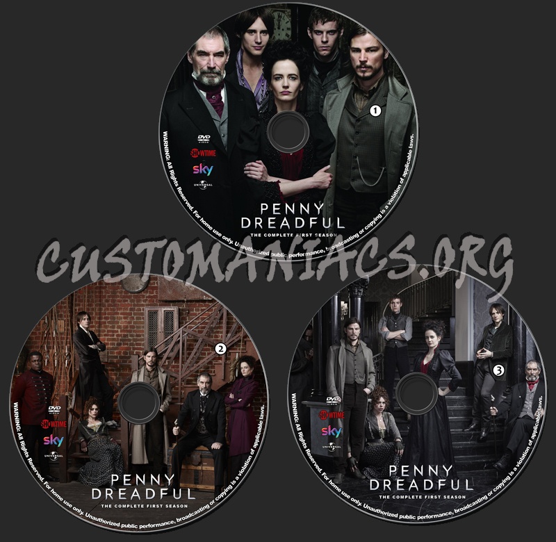 Penny Dreadful - Season 1 dvd label