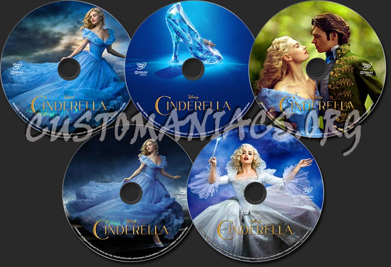 Cinderella (2015) dvd label