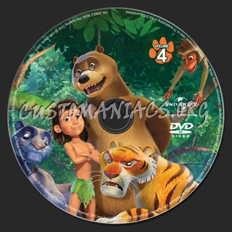 The Jungle Book Volume 4 dvd label