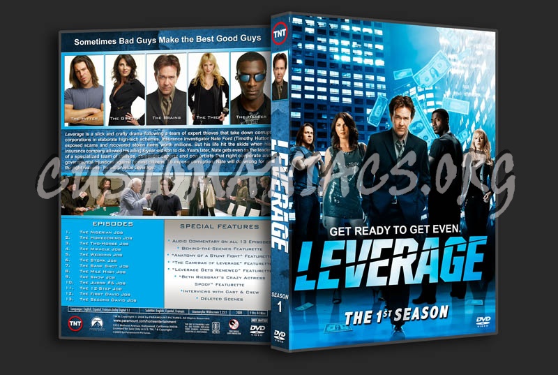 Leverage - The Complete Series dvd cover