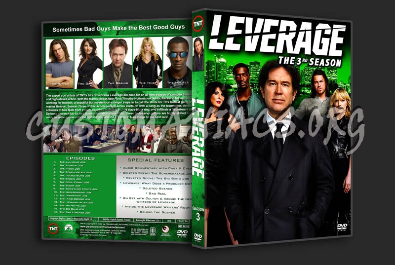 Leverage - The Complete Series dvd cover