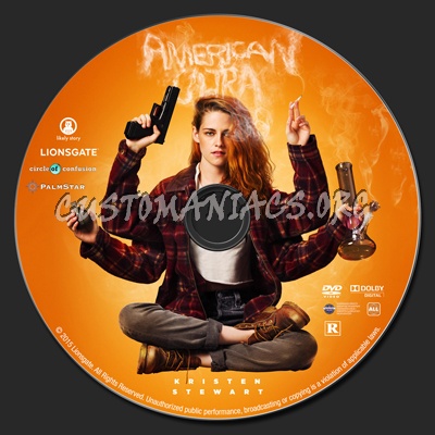 American Ultra dvd label