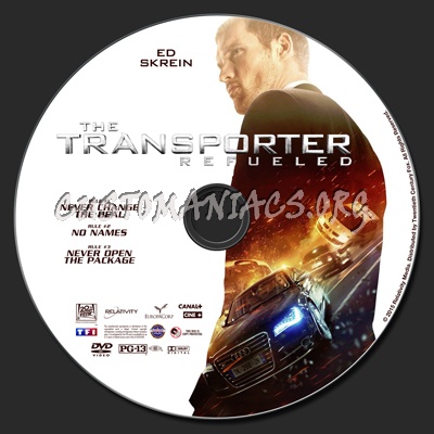 The Transporter Refueled dvd label