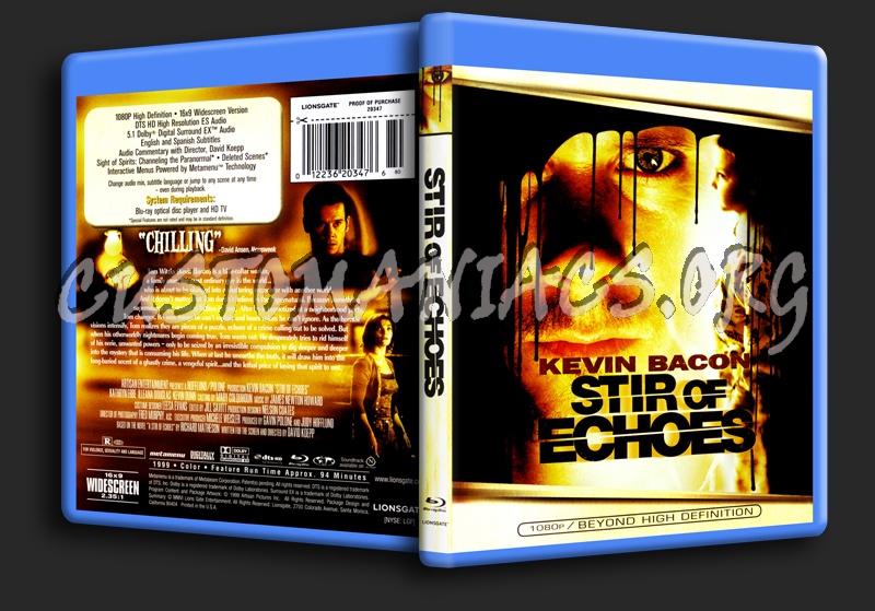Stir Of Echoes blu-ray cover