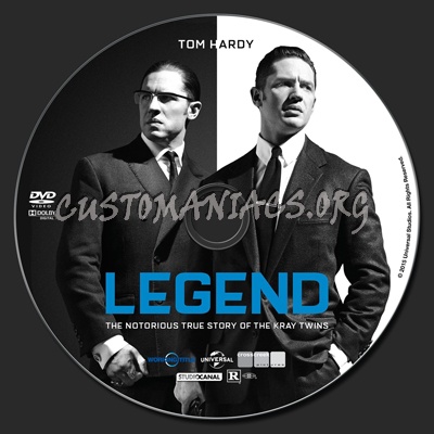 Legend (2015) dvd label