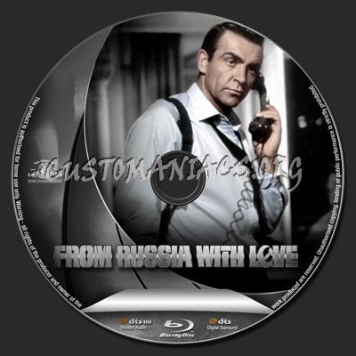 From Russia With Love blu-ray label