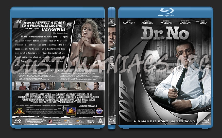 Dr. No blu-ray cover