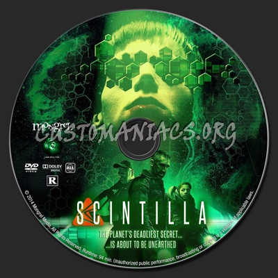 Scintilla dvd label