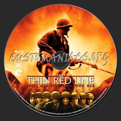 The Thin Red Line blu-ray label