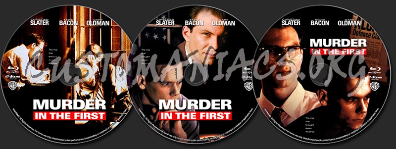 Murder in the First blu-ray label