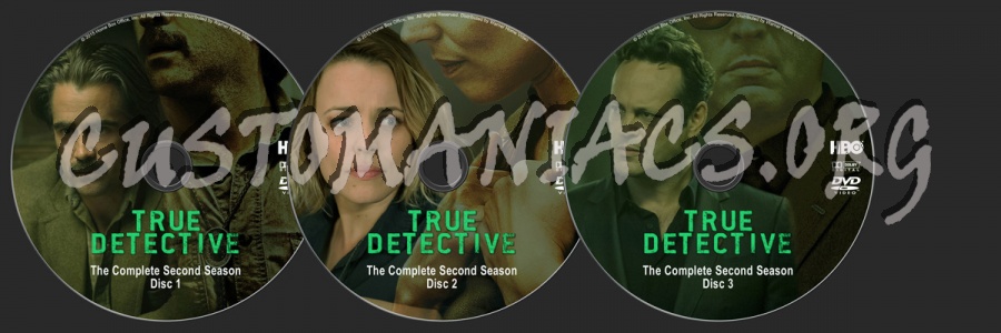 True Detective: Season 2 dvd label