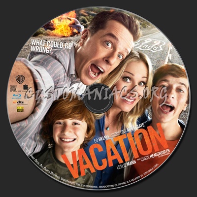 Vacation blu-ray label
